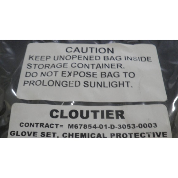 Government Military Issue MED Chemical Protective Glove Shells & Inserts, 1 Pair - Picture 6 of 10